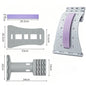 Lumbar Back Stretcher Massager for Spine Pain Relief Vertebral Relaxer Lower Back Traction Waist Correction - Spinal Health Aid